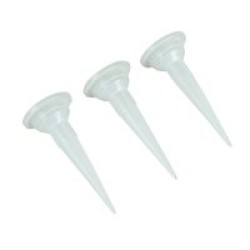 SILICONE SEALANT TUBE NOZZLES x3